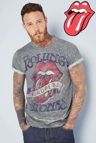 Charcoal Rolling Stones T-Shirt